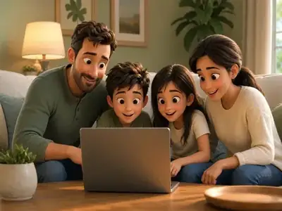 Family-friendly cartoon characters